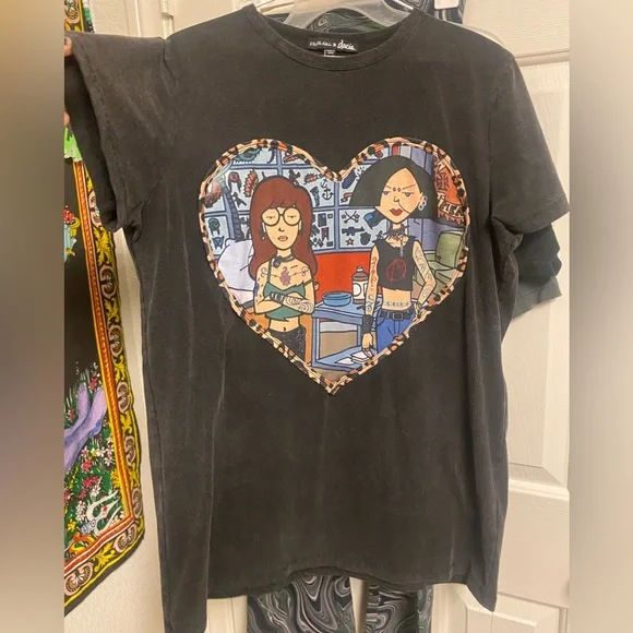 Daria dollskill Collab oversized tee shirt - Picture 1 of 2